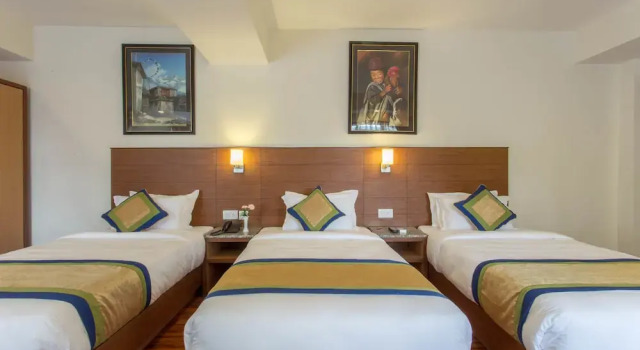 Трёхместный номер Deluxe с видом на сад Oasis Kathmandu Hotel