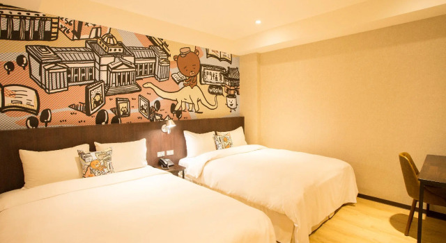 Семейный номер Standard Just Live Inn-Taipei Station