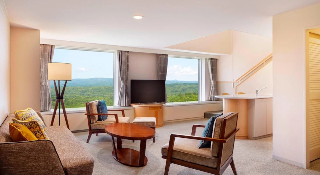 Трёхместный люкс Luxury двухуровневый c 1 комнатой The Westin Rusutsu Resort