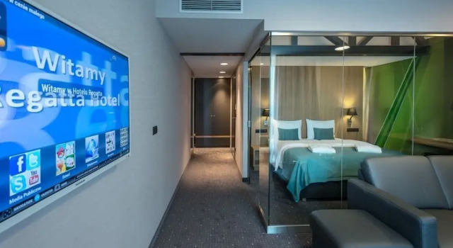 Люкс c 1 комнатой с балконом Regatta Hotel Restauracja Spa