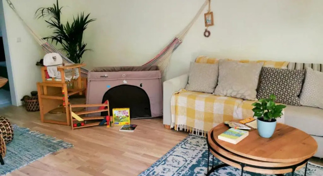 Апартаменты Souterrainwohnung mit großem Garten und Sauna
