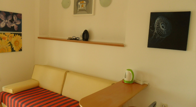 Studio apartment Zlato - with pool : SA5 Maslina  Senj, Riviera Senj, Rezerwuj Apartament Senj 