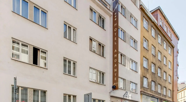 Hotel Andante, Забронировать Отель Отели Праги 3 звезды, рядом с Музей Альфонса Мухи, 3*