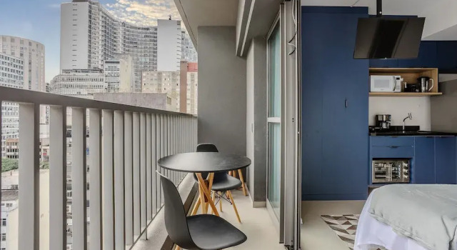 Апартаменты Studio w/ Balcony and View in Consolacao - Vno1417