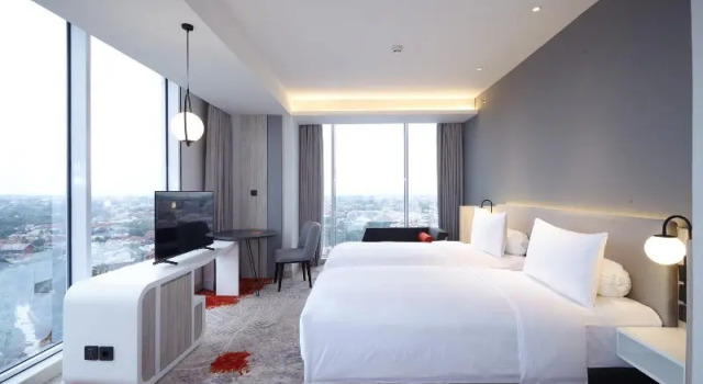 Standard- dobbelt værelse Harris Hotel & Convention Cibinong City Mall Bogor