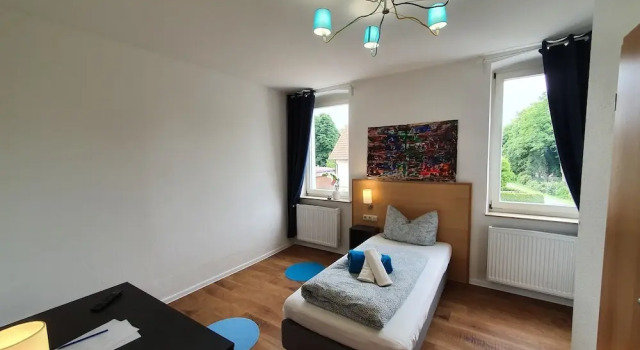 Standard Single room with garden view Budget Hotel Biebertal am Milseburgradweg