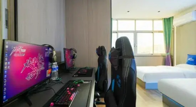 Кровать в общем номере PK E-sports Hotel (Zhangpu Chaoyang Avenue Branch)