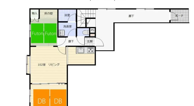 Апартаменты с 2 комнатами Sky Court 717