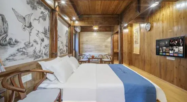 Семейный люкс Huipai Bainian Laozhai Homestay Bao Shantang（Likeng scenic Area Store）