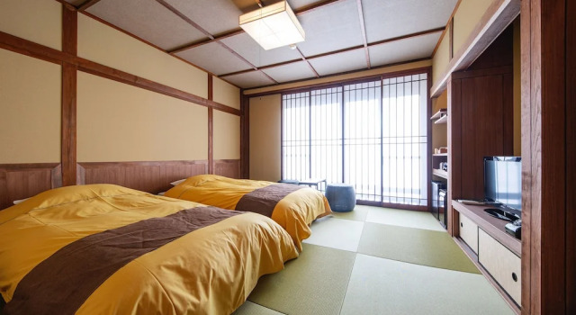 Двухместный номер Standard с балконом Shima Onsen Kashiwaya Ryokan