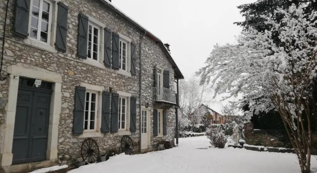 Семейный номер Standard с видом на горы Le domaine des 3 marmottes Chambres d hôtes