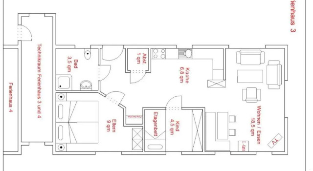Бунгало Ferienzentrum Brouwer, 75010