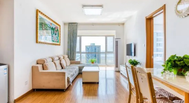 Люкс Deluxe с 2 комнатами Yingkou wanke happy multi Sea View Apartment