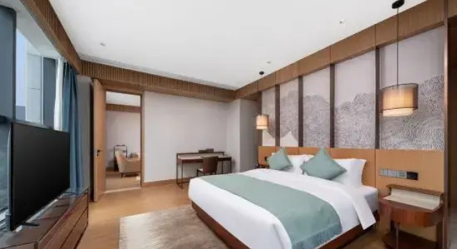 Люкс Deluxe ANJI Greenland The QUBE hotel（BAMBOO EXPO PARK）