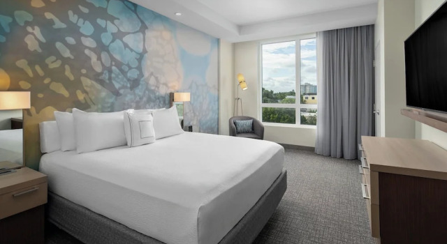 Люкс c 1 комнатой Courtyard by Marriott Delray Beach