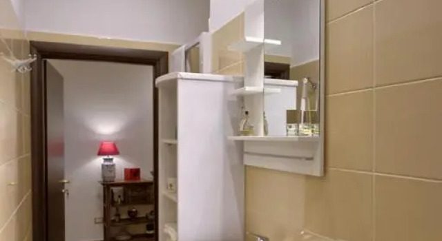 Кровать в общем номере Salernocity1 B &B