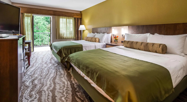 Четырёхместный номер Standard с видом на реку Best Western Plus River Escape Sylva / Dillsboro
