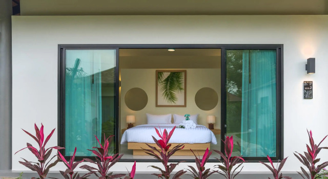 Вилла с балконом и с видом на парк Aonang Eco Villa