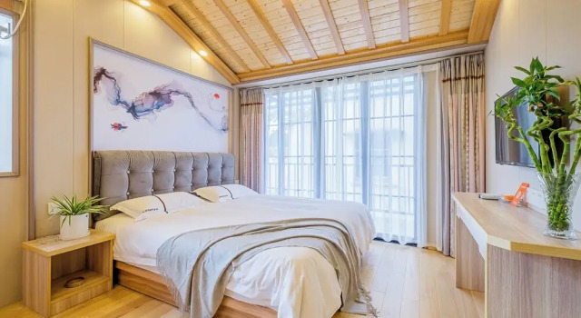 Семейные апартаменты Мансарда с балконом Wuzhen Fuchang Bridge Inn