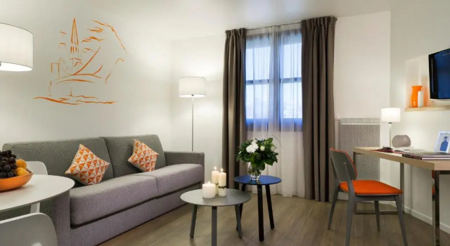 Апартаменты c 1 комнатой Citadines Presquîle Lyon