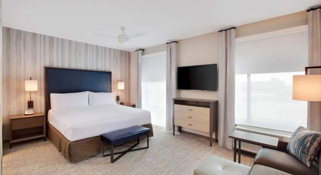 Двухместная Studio Suite Hearing Accessible Homewood Suites By Hilton Louisville Downtown