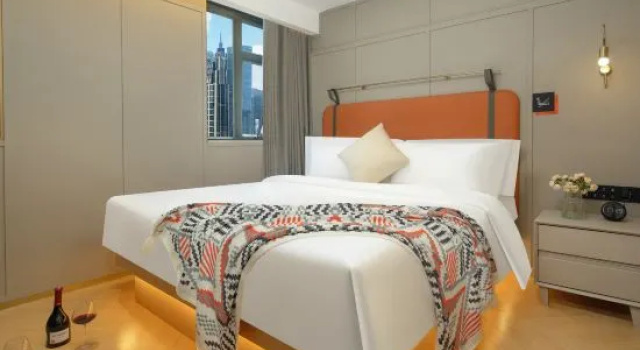 Семейный люкс с 2 комнатами Grandee Rezen  Hotel, Taikoo Hui, Tianhe Sports Center, Tianhe District, Guangzhou