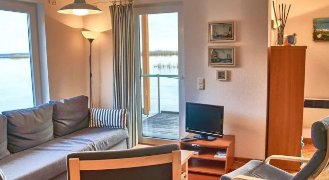 Номер Standard с балконом Hausboot in Kroeslin am Bodden