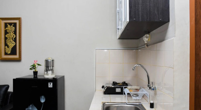 Homey and Modern 2BR at Lagoon Apartment near Shopping Center