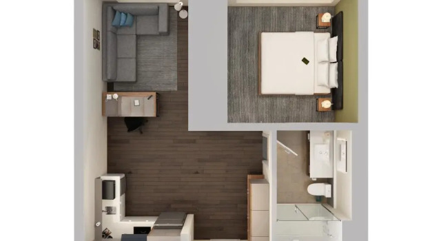 Двухместный люкс c 1 комнатой Element by Marriott Miami International Airport