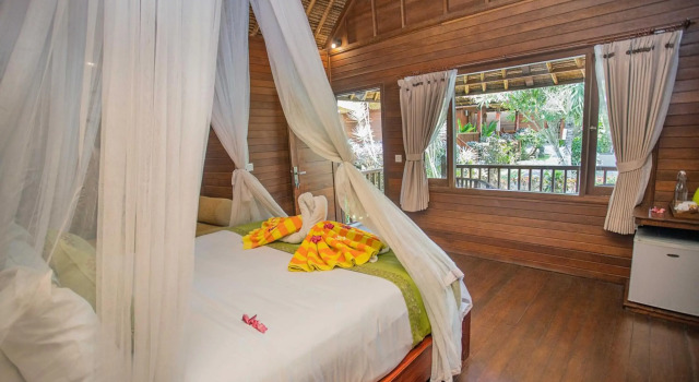 Koji Garden Huts, Забронировать Отель Лембонган Клункунг, рядом с Пляж Нуса Лембонган