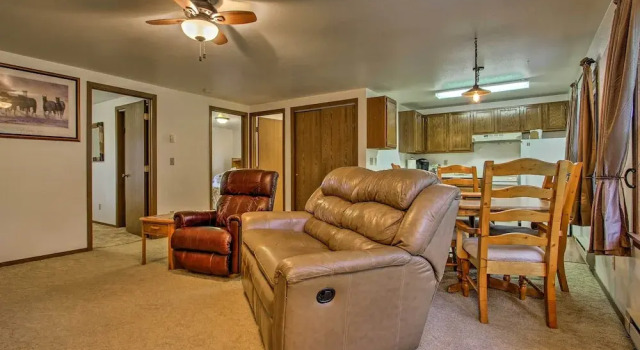 Cozy Angler's Apt - Steps to Trout Fishing River!, Брондау Пәтер Columbus Монтана