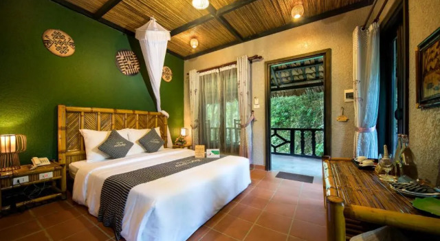 Двухместный номер Superior с видом на сад Mai Chau Ecolodge
