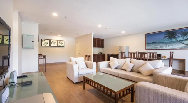 Апартаменты Standard с 2 комнатами с видом на город PATONG TOWER Royal Apartment