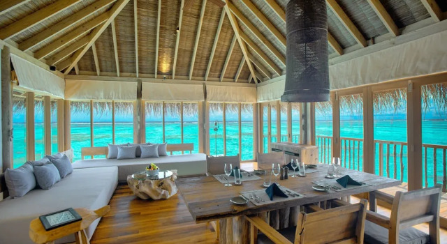 Вилла с бассейном семейная Gili Lankanfushi Maldives