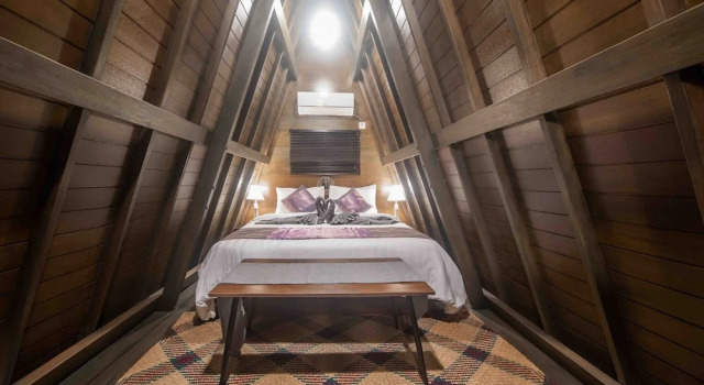 Rumah Kayu Tatiya Villa, Rezervovat Vila Chaty v Bali, Chalupa