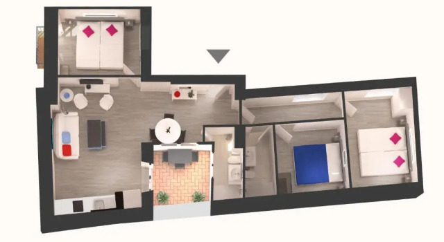 Апартаменты с 3 комнатами Casas y Patios de Sevilla