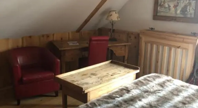 Студия с видом на горы Logis Hôtels de la Chaussée