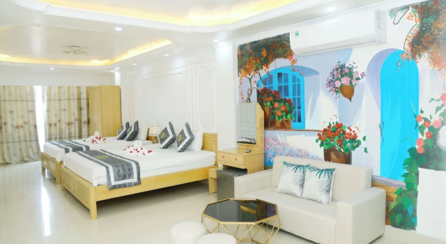 Четырёхместный номер Deluxe Noi Bai Ville Airport Hotel