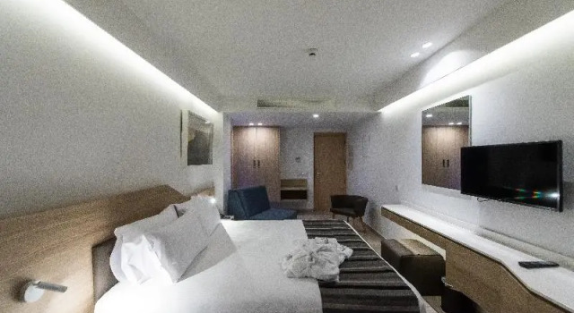 Двухместный номер Superior с балконом и с видом на море Evalena Beach Hotel