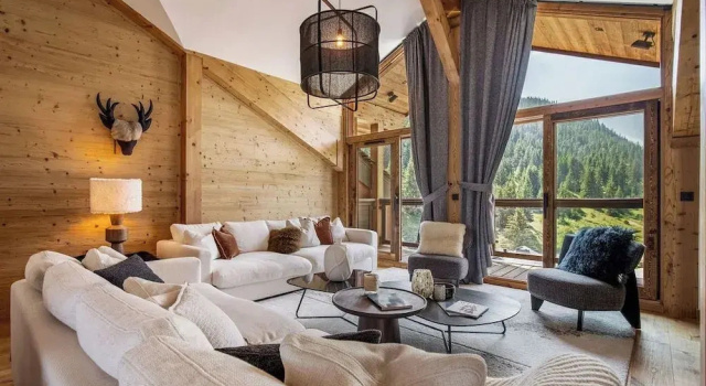 Апартаменты Luxury с балконом и с видом на горы L'Ariondaz Courchevel