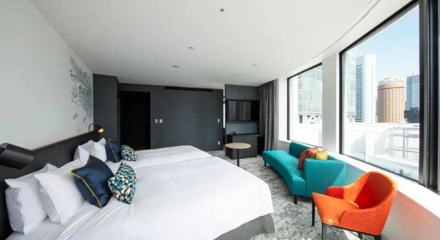 Двухместный номер Corner Deluxe Hotel Intergate Osaka Umeda