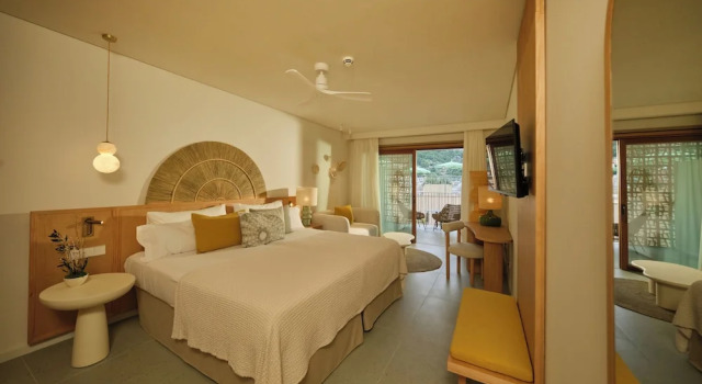 Двухместный номер Deluxe с балконом и с видом на горы Salino Port Soller-Adults Only