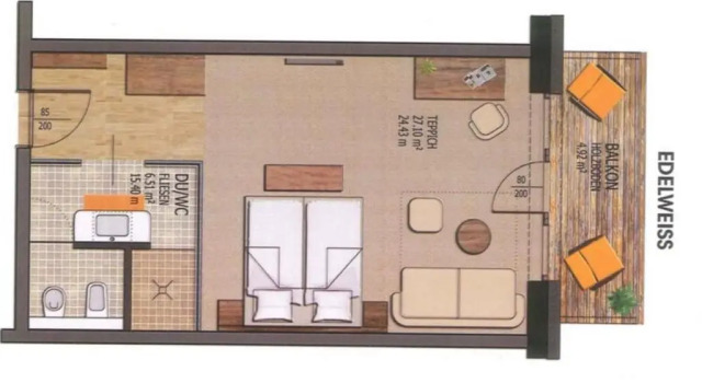 Номер Deluxe Ferienwohnung-Nassfeld-Haus Umschaden