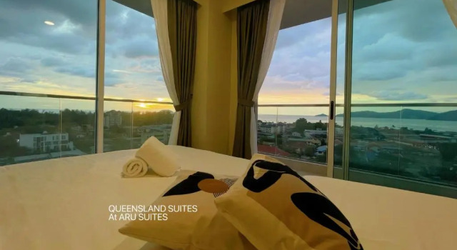 Люкс QUEENSLAND SUITES at Aru Suites, Kota Kinabalu