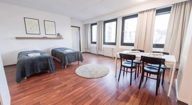 Четырёхместный номер Standard Forenom Aparthotel Lahti