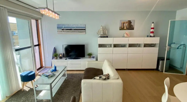 Апартаменты c 1 комнатой Even naar zee Nieuwpoort Appartement Waterkant