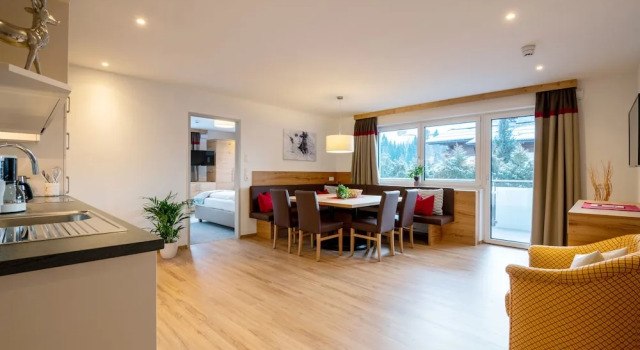 Апартаменты Deluxe с 3 комнатами с видом на горы Appartement Schattauer