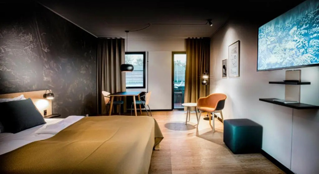Двухместный номер Standard с балконом Fjordgaarden - Spa - Hotel - Konference
