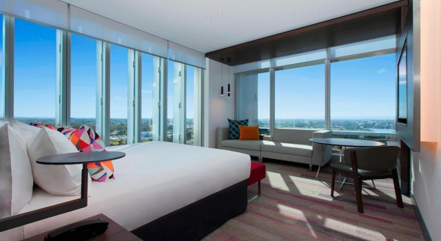Habitación doble Estándar con vista al río Aloft Perth