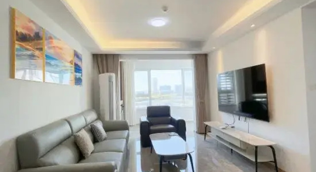 Семейный люкс с 3 комнатами Jingxi Daojia Hotel (Rongcheng Downtown Cherry Lake Sports Park)